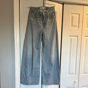 rag & bone Miramar wide leg sweat pant jean